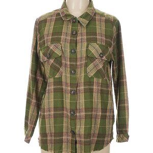 Women's Democracy Green Plaid/flannel shirt